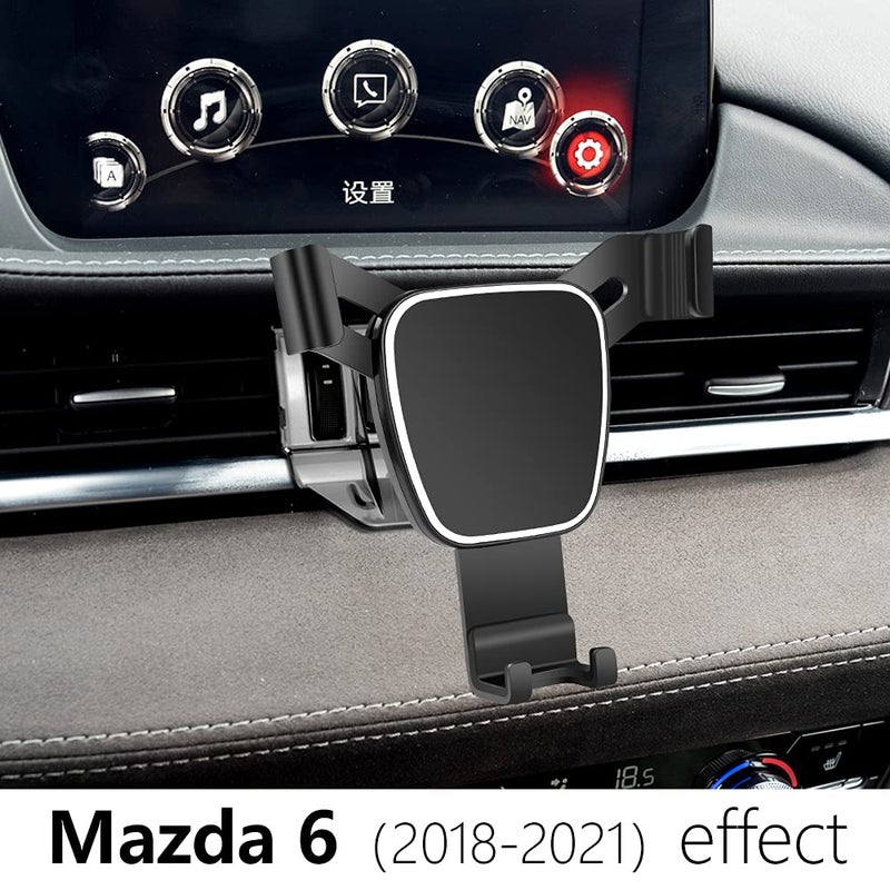musttrue Car Phone Holder for Mazda 6 2018 2019 2020 2021 Auto Accessories Navigation Bracket Interior Decoration Mobile Cell Phone Mount - Image 2
